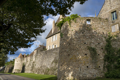 France, Saône-et-Loire (71), Autun, vestiges des remparts gallo-romains