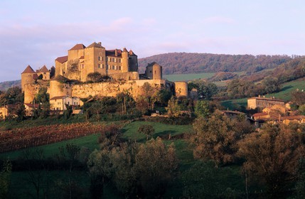France, Saône-et-Loire (71), château féodal de Berzé-le-Châtel