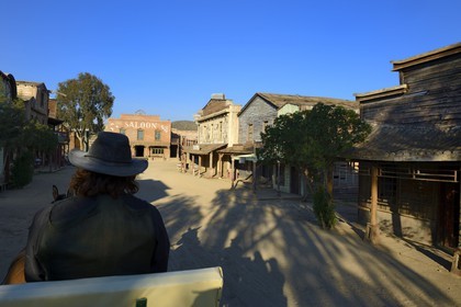 Espagne, Andalousie, province de Almeria, désert de Tabernas, parc d'attraction Fort Bravo Texas Hollywood, c'est ici que fut tourné les 7 Mercenaires de John Sturges mais aussi Les Pétroleuses de Christian-Jaque et Pour Une Poignée de Dollars de Sergio Leone