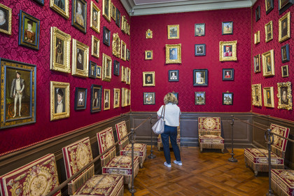 France, Oise (60), Chantilly, le chateau de Chantilly, le musée Condé, le Cabinet de Clouet