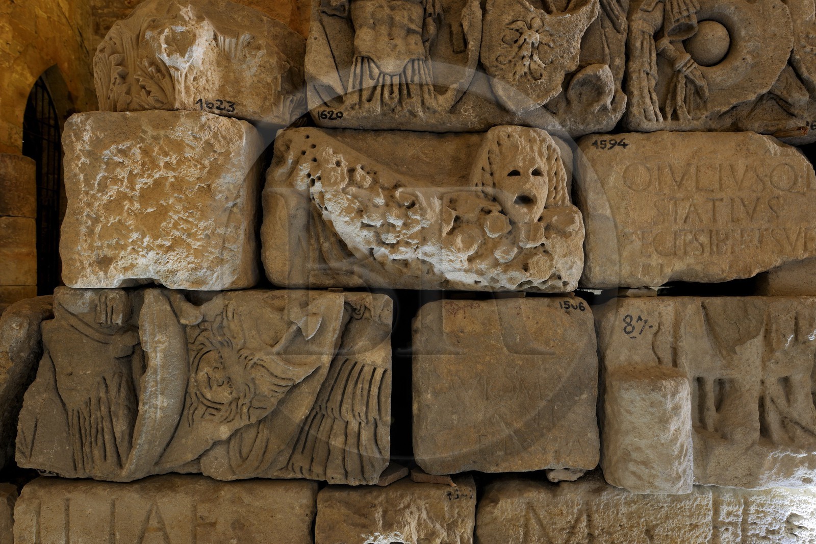 France, Aude (11), Narbonne, musée Lapidaire dans l’église désaffectée Notre Dame de Lamourguier
