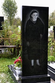 Azerbaijan, Qabala region, Nij, Albanian-Udi Bulun Church of St Elisey, cemetery