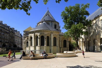 France, Paris (75), musée des Arts et Métiers dans l'église Saint-Martin des Champs