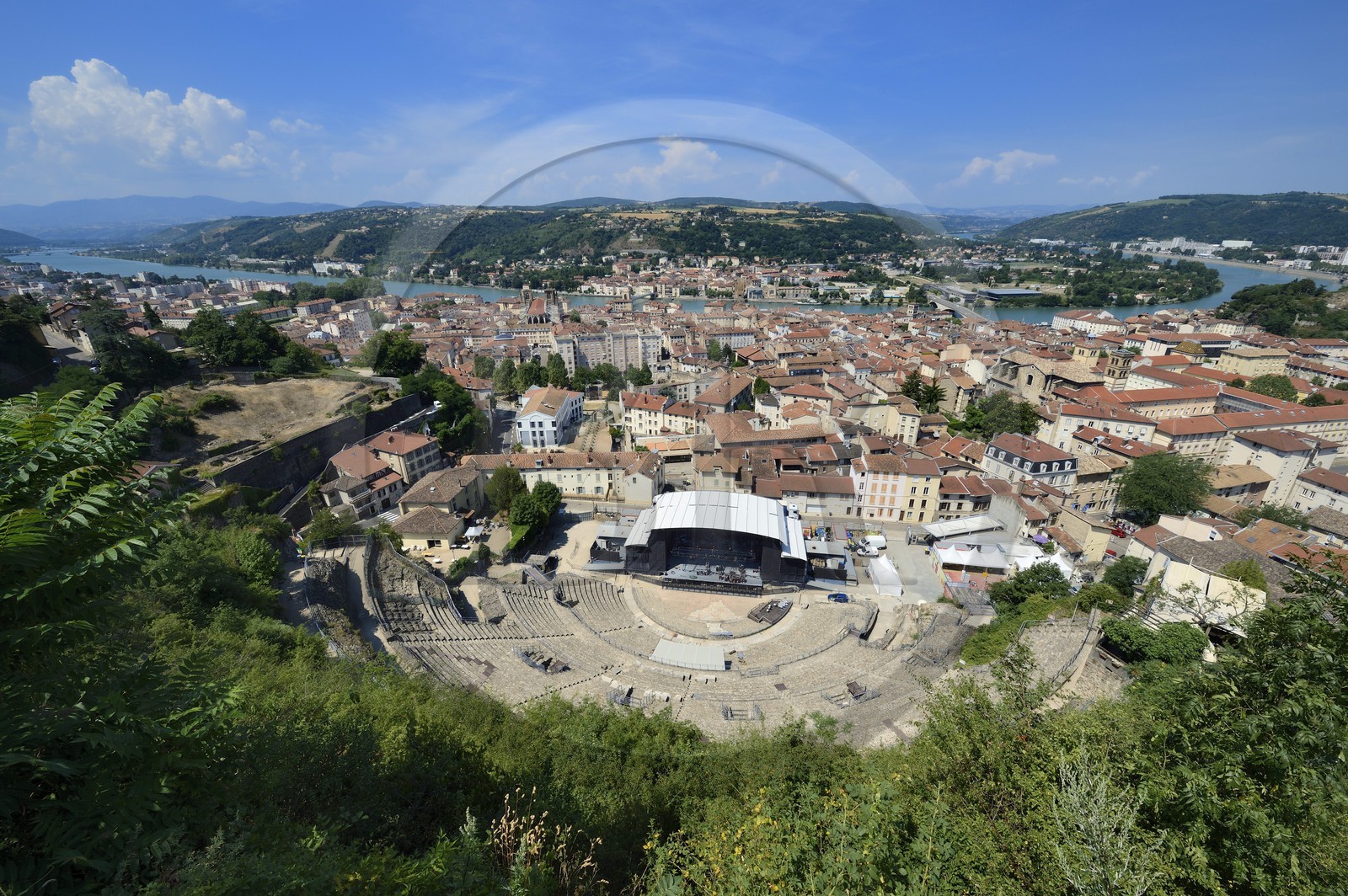 France, Isère (38), Vienne en bordure du Rhône, le théâtre antique