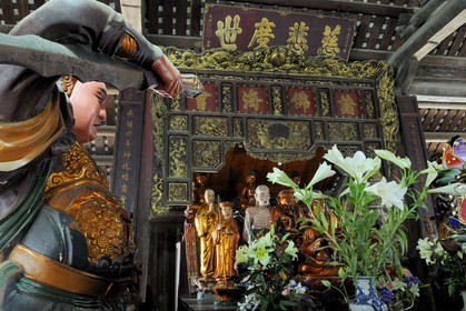 Vietnam, province de Ha Tay, pagode Thay ou pagode du Maître