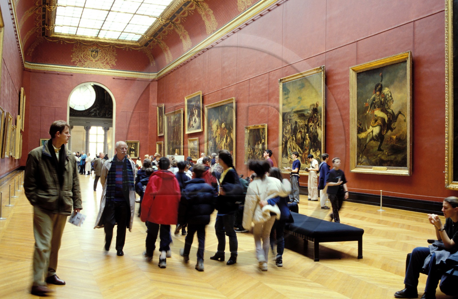 France, Paris (75), une salle du Musée du Louvre
