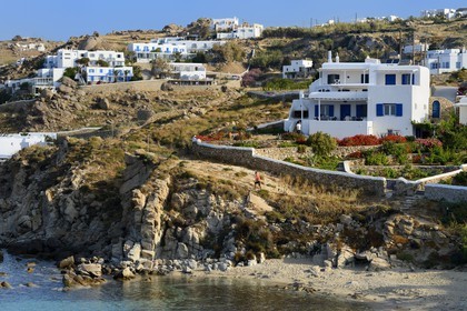 Greece, Cyclades islands, Mykonos island, village of Platis Gialos