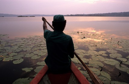 Burundi, lake Rwiminda on Rwanda border