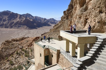 Iran, Province de Yazd, temple du feu de Chak Chak qui est un haut lieu de pélérinage pour les Zoroastriens