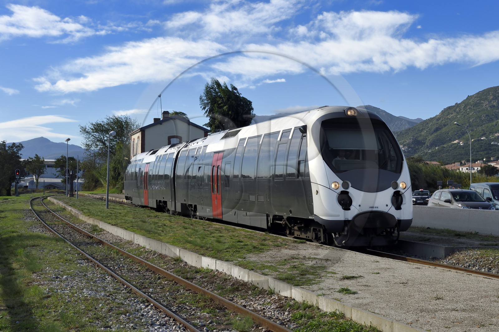 France, Haute Corse, Furiani, Furiani train station
