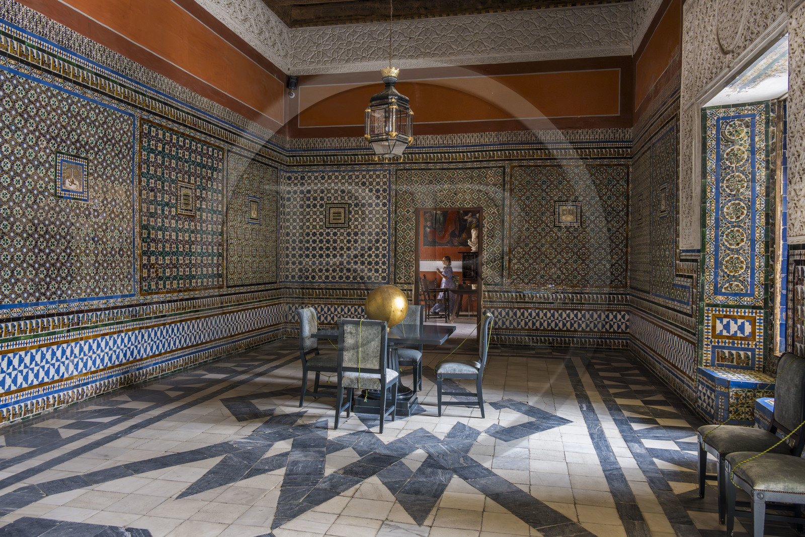 Spain, Andalusia, Sevilla, Casa de Pilatos (Pilate's House), a Mudejar-style palace