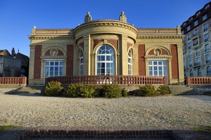 France, Calvados (14), Pays d'Auge, Deauville, Villa Le Cercle construit à la Belle époque