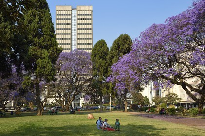 Zimbabwe, Harare, African Unity Square (anciennement Cecil Square)