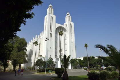 Morocco, Casablanca, Sacré-Coeur church, architect Paul Tournon (built between 1930 and 1953)