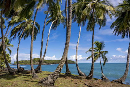 France, French Guiana, Kourou, Salvation Islands (Iles du Salut), Devil's Island seen from Royal island, served as a penal colony for political prisoners, including Alfred Dreyfus