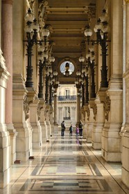 France, Paris (75), Opéra Garnier, la terrasse de la facade sud