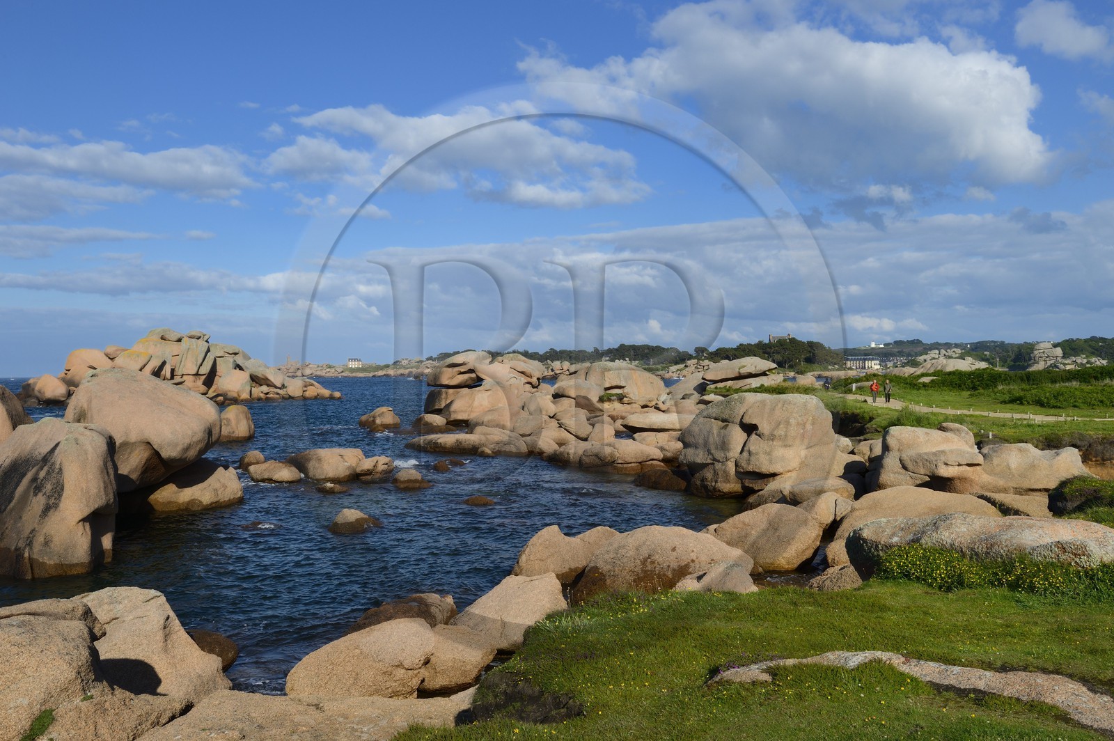 France, Côtes-d'Armor (22), Côte de Granit Rose, Trégastel, l'Ile Renote