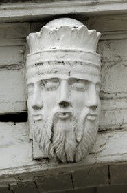 Norway, Hordaland County, Bergen, wooden houses in Bryggen District, listed as World Heritage by UNESCO, former trading post of the Hanseatic League