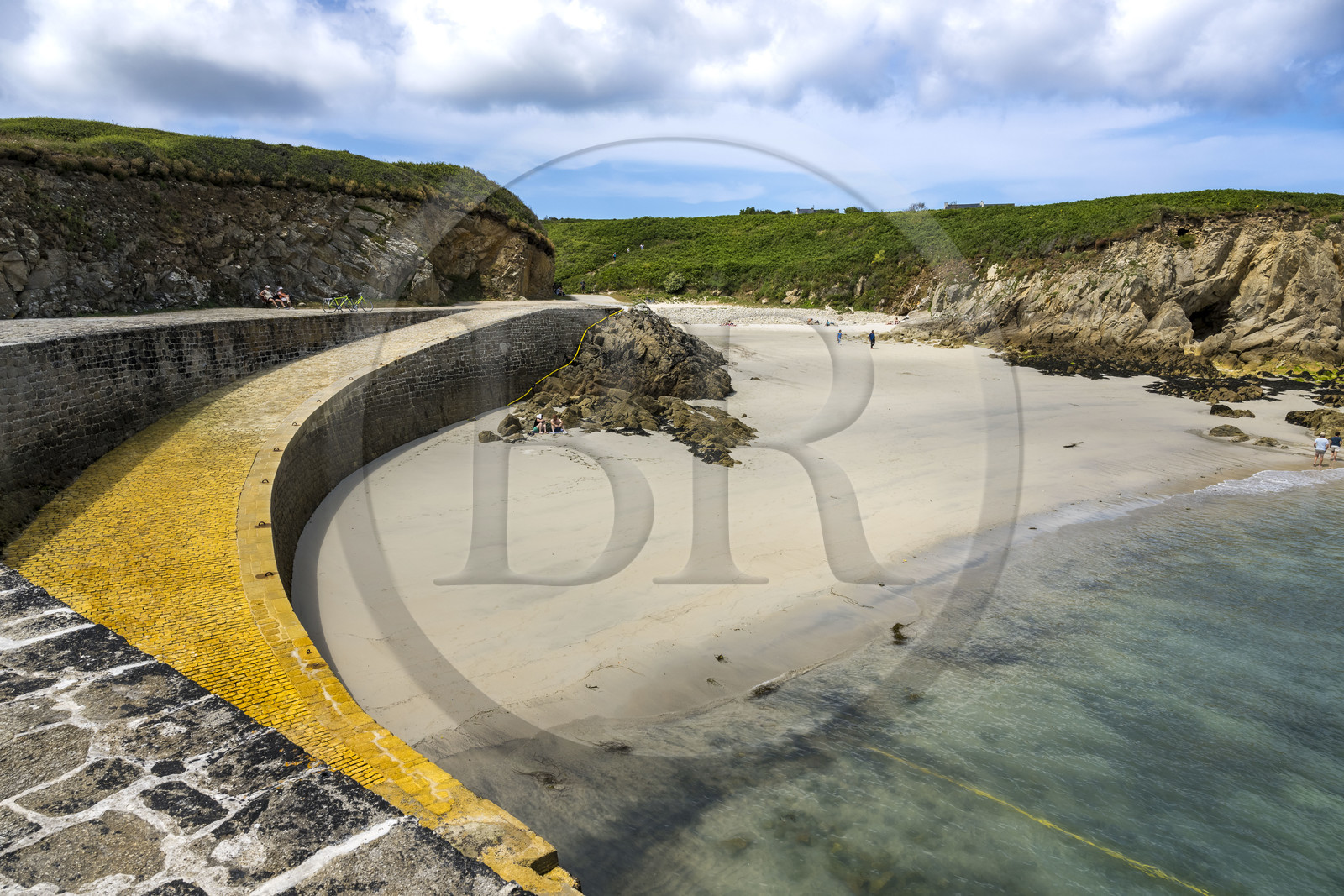 France, Finistère (29), Mer d'Iroise, Ile d'Ouessant, Port d'Arlan
