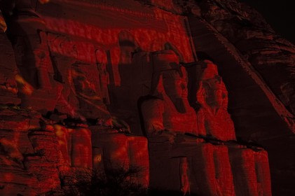 Egypte, Haute Egypte, Nubie, Abou Simbel, site classé Patrimoine Mondial de l'UNESCO, temple de Ramsès II