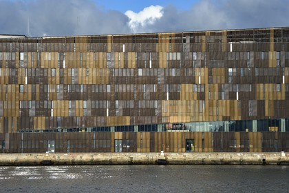 France, Seine Maritime, Le Havre, docks area, the Eure basin, Ecole Nationale Superieure Maritime (ENSM) which trains the officers of the Merchant Navy