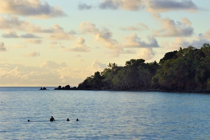 France, Ile de Mayotte, Grande-Terre, Sada, Tahiti plage (Mtsagnougni) dans la baie de Bouéni
