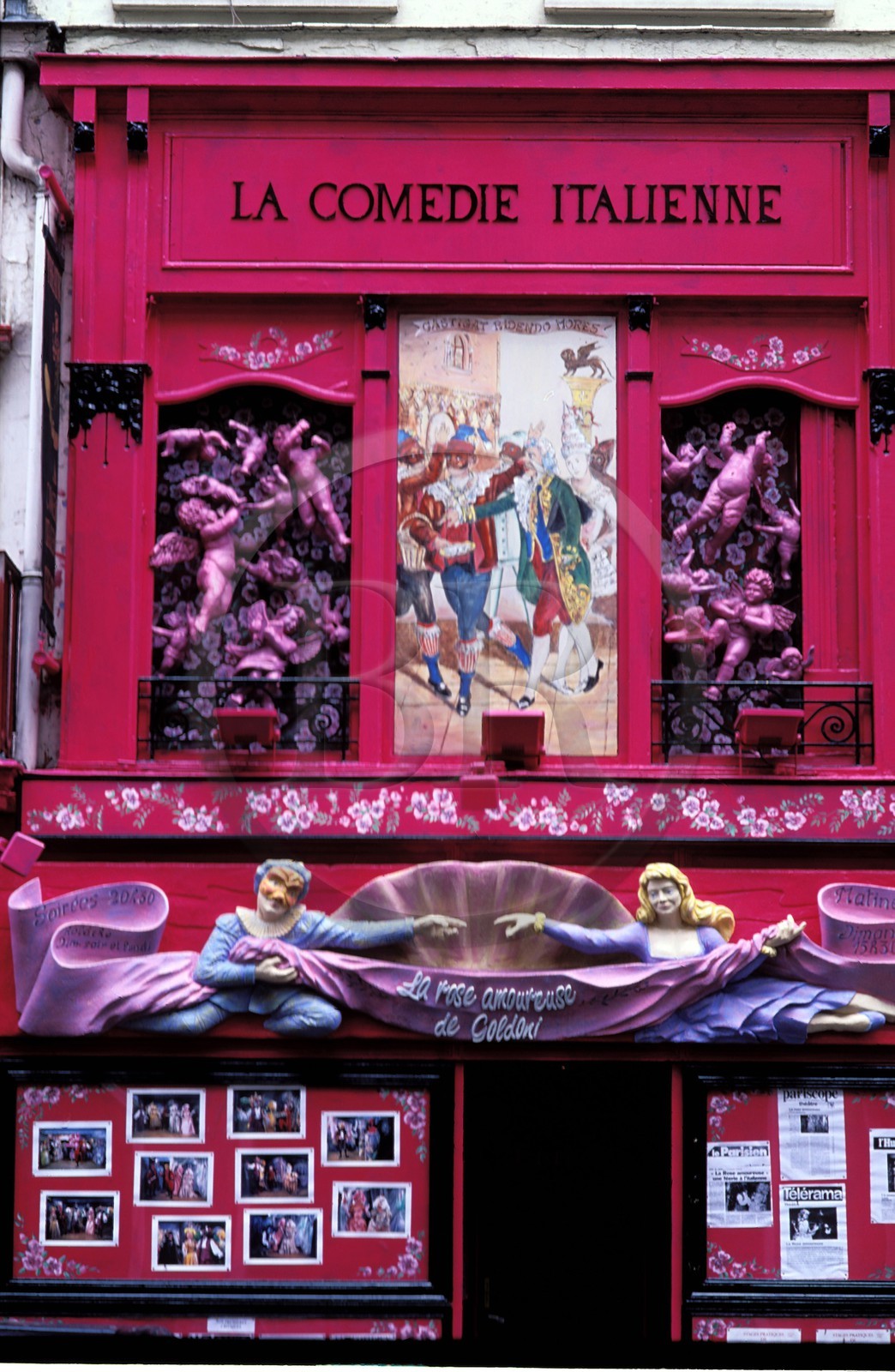 France, Paris, Italian Comedy in La Gaite Street