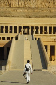 Egypt, Upper Egypt, Nile Valley, surroundings of Luxor, West bank, Thebes Necropolis listed as World Heritage by UNESCO, Temple of Hatchepsut, Deir el Bahari