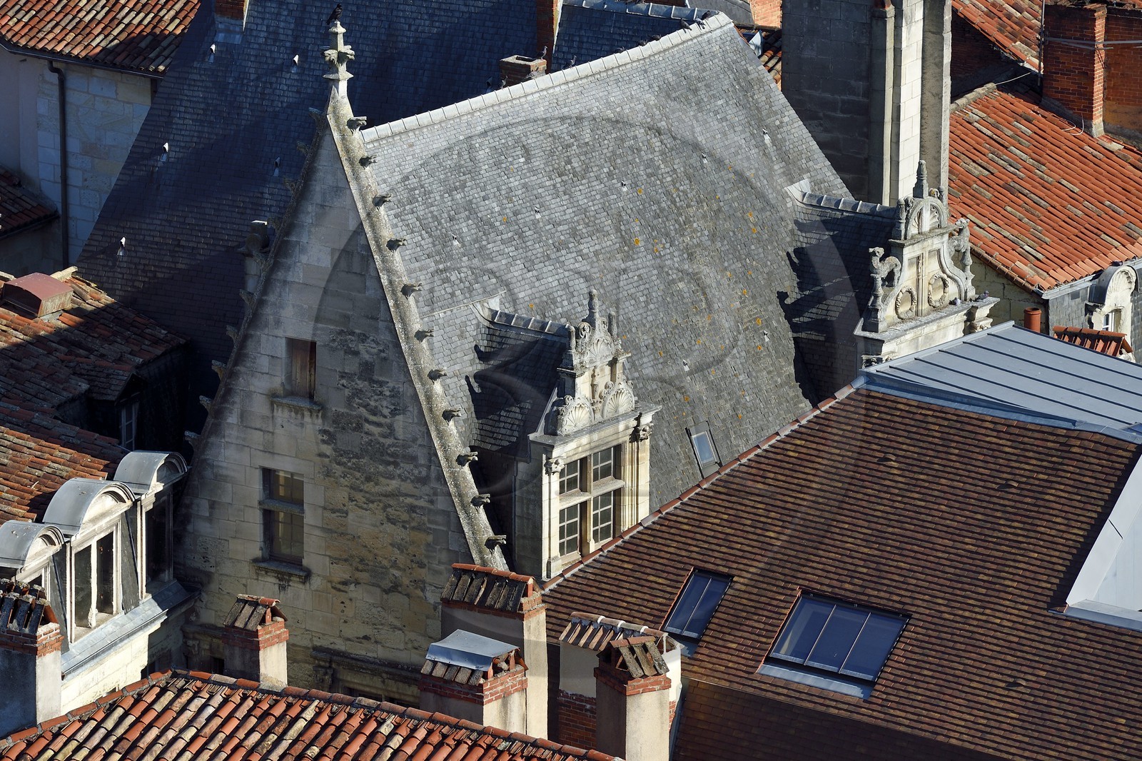 France, Dordogne (24), Périgord Blanc, Périgueux, l'hotel particulier Maison Estignard au bout de la rue de la Miséricorde