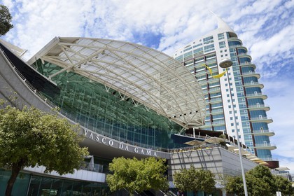 Portugal, Lisbonne, Parque das Nações (Parc des nations) construit pour l'exposition universelle de 1998, le centre commercial Vasco de Gama