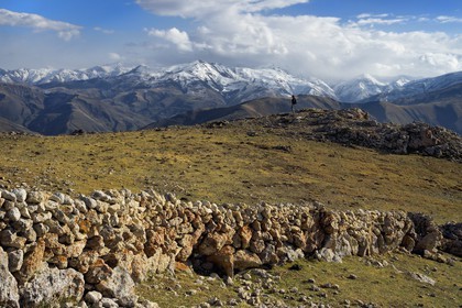 Azerbaijan, Quba (Guba) region, Greater Caucasus mountain range, hiking between the village of Qalaxudat and Giriz