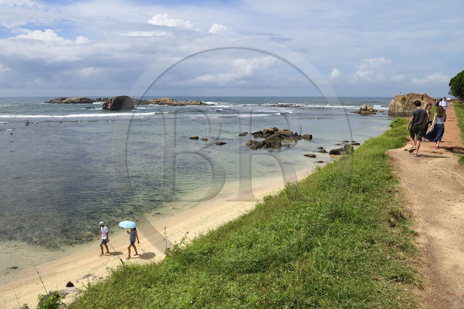 Sri Lanka, Southern Province, Galle Fort, listed as World heritage by UNESCO, maritime ramparts