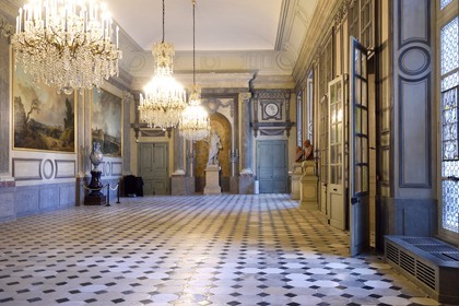 France, Seine-Maritime (76), Rouen, le palais archiépiscopal, musée Historial Jeanne d'Arc, Salle des Etats avec les tableaux d'Hubert Robert