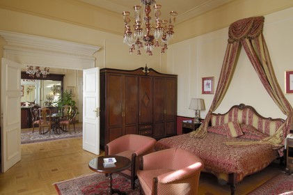 Egypte, Haute Egypte, Nubie, vallée du Nil, Assouan, l'hotel Old Cataract, la suite présidentielle