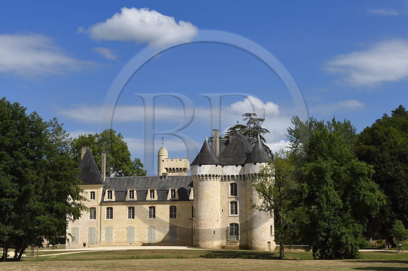 France, Dordogne (24), Périgord Noir, vallée de la Vézère, Campagne, chateau de Campagne