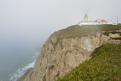 Portugal, Lisbon Region, Sintra, Sintra-Cascais Natural Park, Cabo da Roca, Europe's most western point, lighthouse