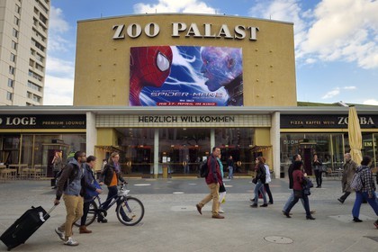 Allemagne, Berlin, quartier Tiergarten, le cinema Zoo Palast sur Hardenbergstrasse