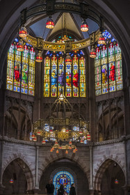 Suisse, Bâle, la cathédrale protestante Notre-Dame de Bâle (Munster)