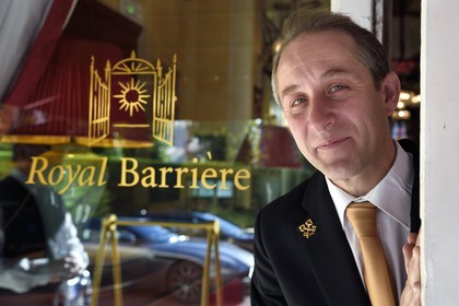 France, Calvados (14), Pays d'Auge, Deauville, l'Hotel Royal Barriere, Steven Vastra chef concierge adjoint