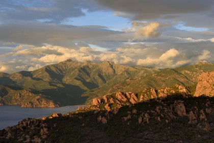 France, Corse du Sud, Porto Gulf, listed as World Heritage by UNESCO