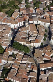 France, Aude (11), le village viticole de Tuchan au coeur des Corbi