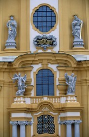 Autriche, Basse-Autriche, Abbaye de Melk (baroque) façade occidentale