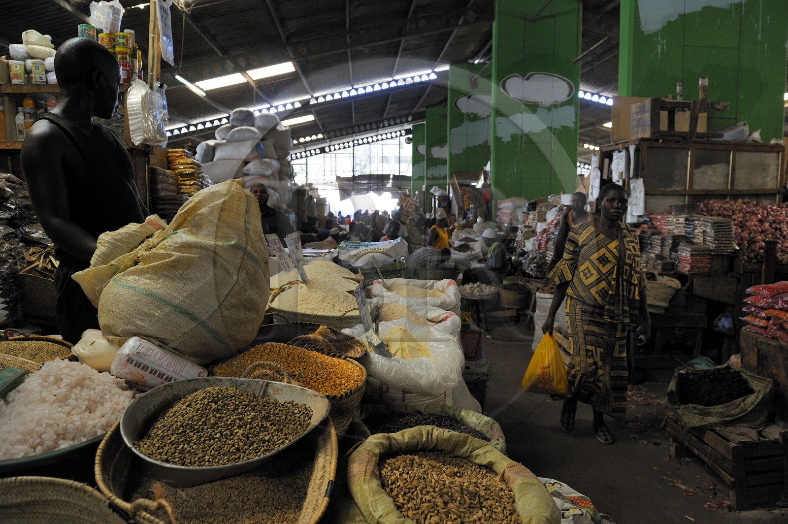 Tanzania, Dar es-Salaam, the Kariakoo central market