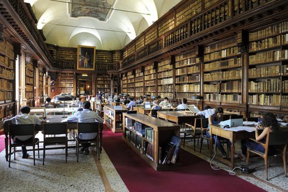 Italie, Lombardie, Milan, Académie de Brera (Accademia di Brera), bibliothèque Nationale de Brera (Biblioteca Nazionale Braidense)