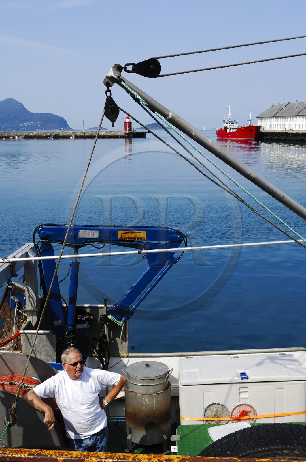Norvège, More Og Romsdal, Alesund, dans le port