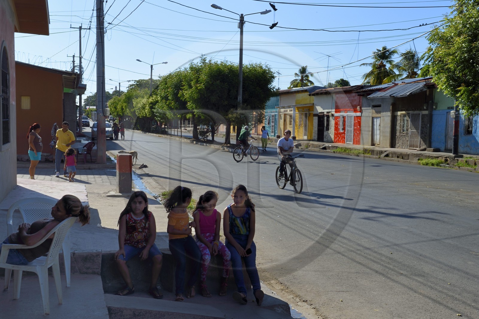 Nicaragua, Granada, quartier populaire dans le bas de la calle El Caimito