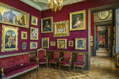 France, Oise (60), Chantilly, le chateau de Chantilly, le musée Condé, Cabinet du Giotto