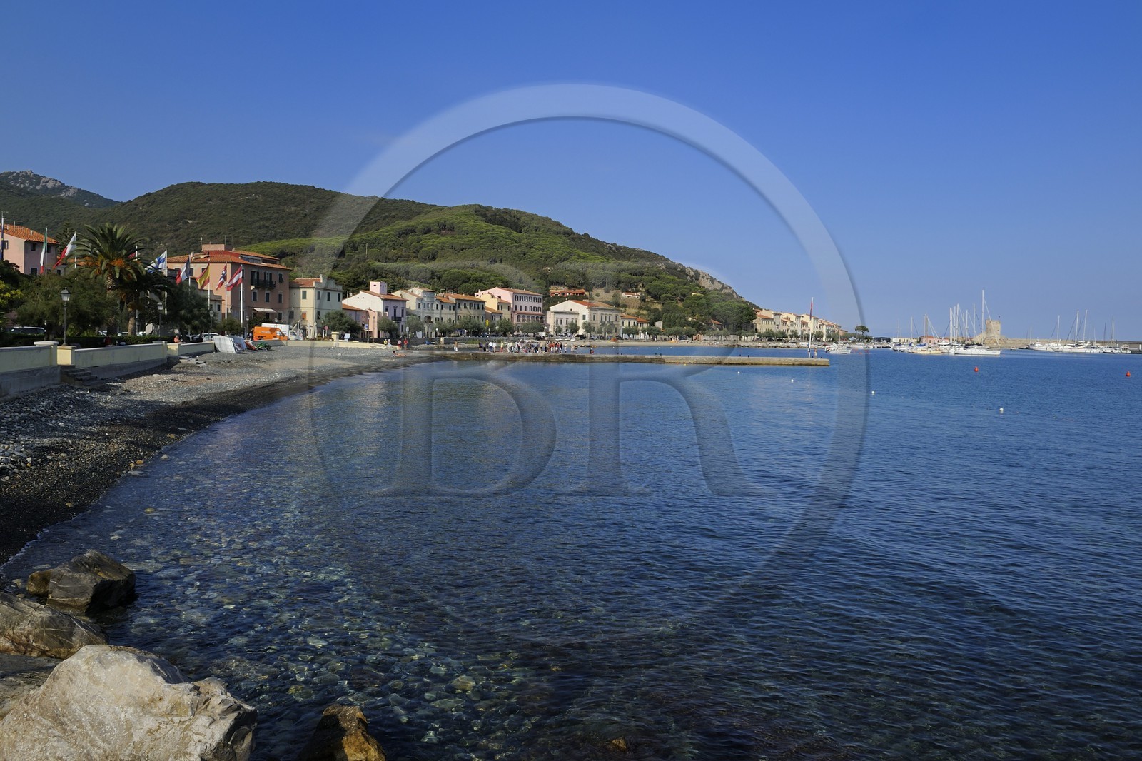 Italy, Tuscany, Elba Island, Marciana Marina port