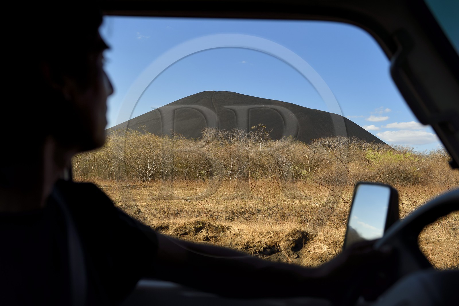 Nicaragua, région de Leon, Volcan Cerro Negro dans la cordillère des Maribios (ou Marrabios)