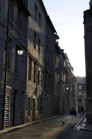 France, Seine-Maritime, Dieppe, alley that runs along the Saint-Remy church